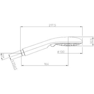 Душевая лейка Bossini Syncronia B00805.030 хром